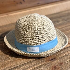 Dolce & Gabbana light blue straw hat